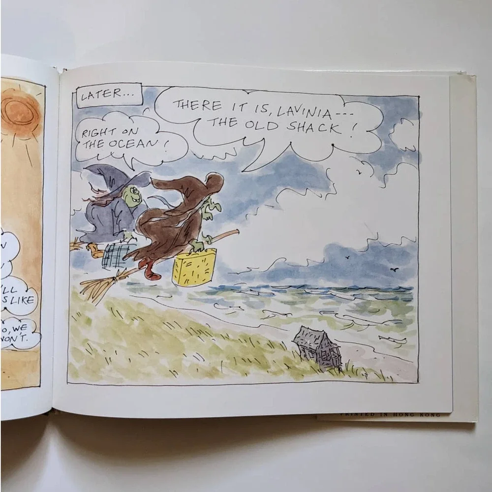 Emma at‎ the Beach (1990) by James Stevenson Vintage Children's Book, Hardcover